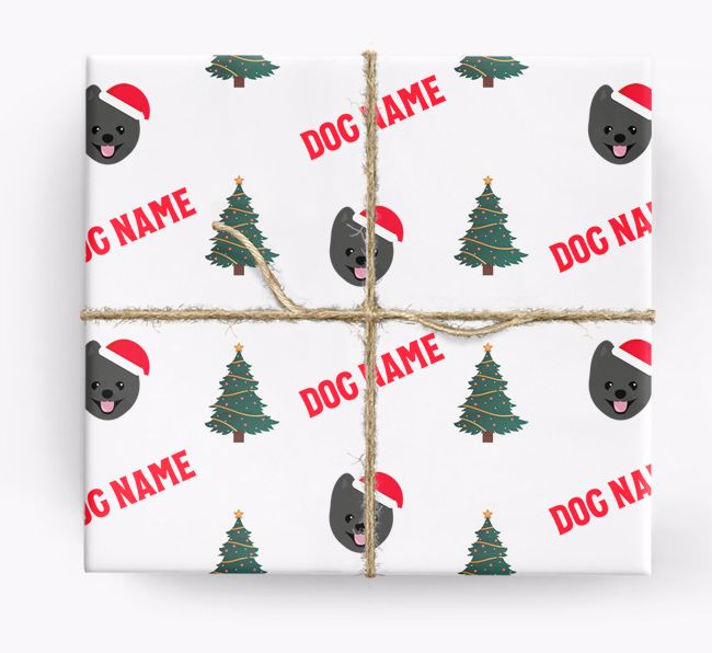 Personalised Christmas Wrapping Paper with your {breedFullName} Icon